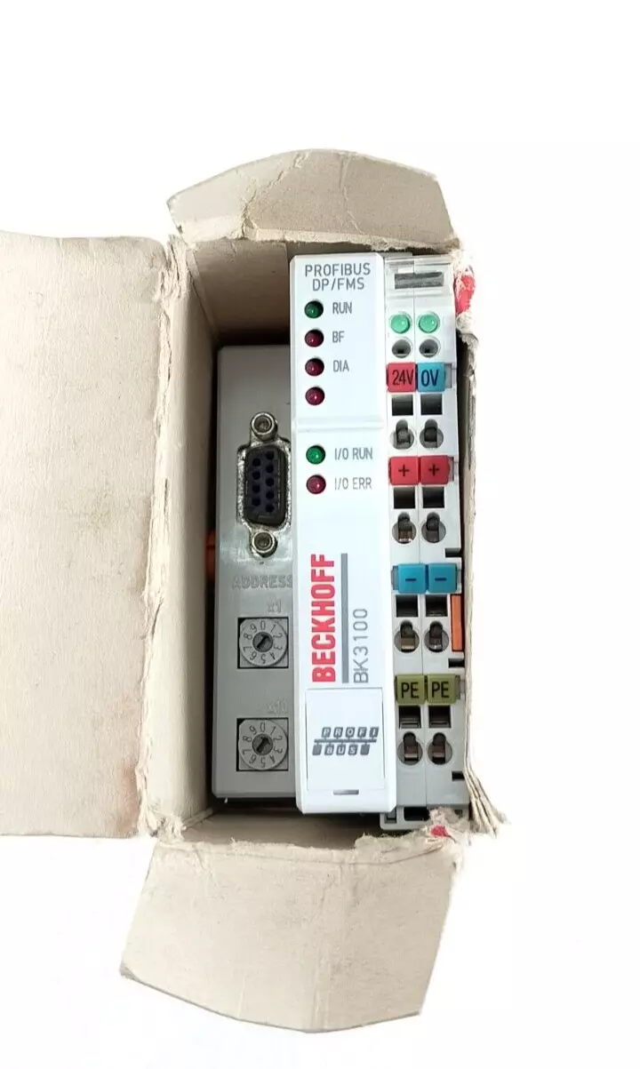 BECKHOFF BK3100 PROFIBUS DPFMS BUS COUPLER 24 VDC