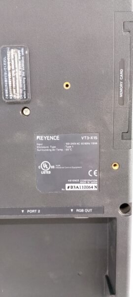 Keyence Vt3-x15 Touch Panel Display