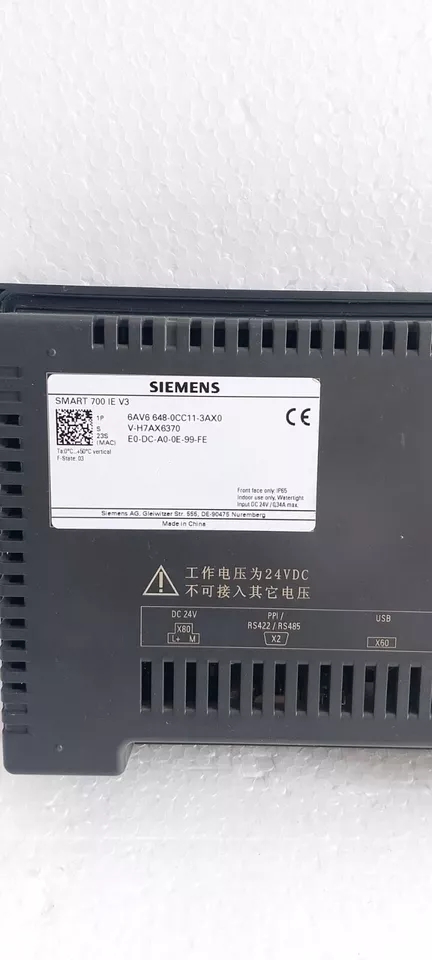 Siemens 6Av6 648-0Cc11-3Ax0 Touch Panel