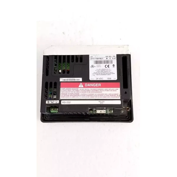 ALLEN BRADLEY 2711-T5A16L1 OPERATOR INTERFACE TOUCH SCREEN PANEL