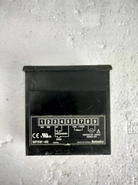 Autonics Mp5W-4N Digital Panel Meter Used
