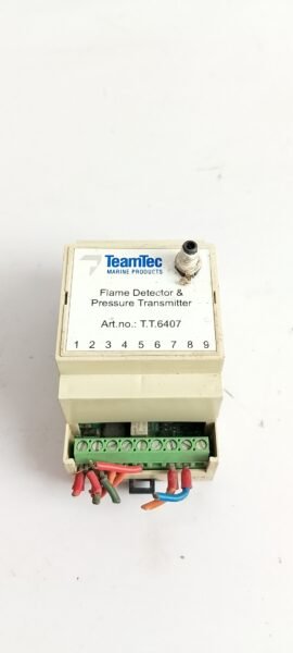 Teamtec T.T.6407 Flame Detector & Pressure Transmitter