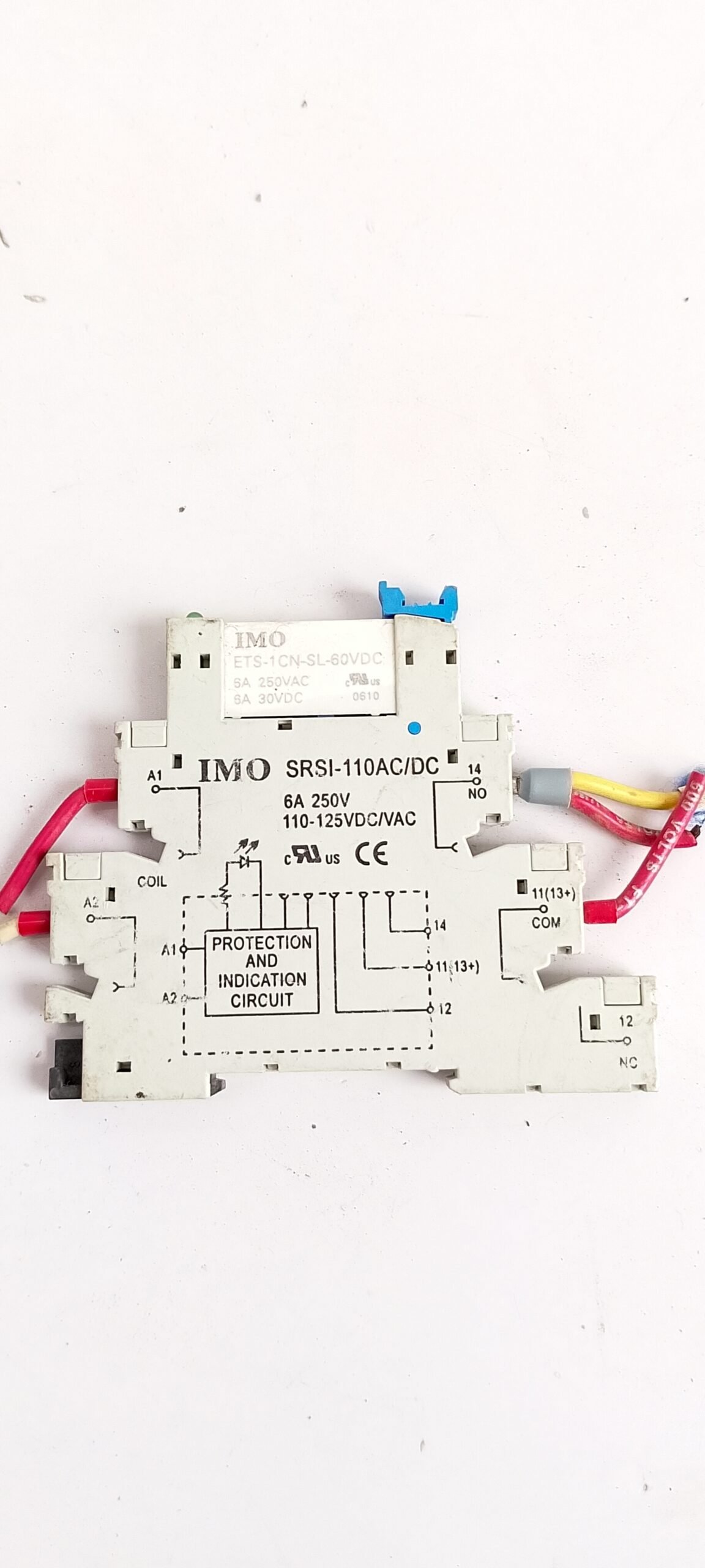 IMO SRSI-110AC/DC RELAY WITH SOCKET