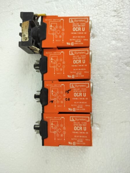 Syrelec Ocr U Time Delay Relay 110 Vac