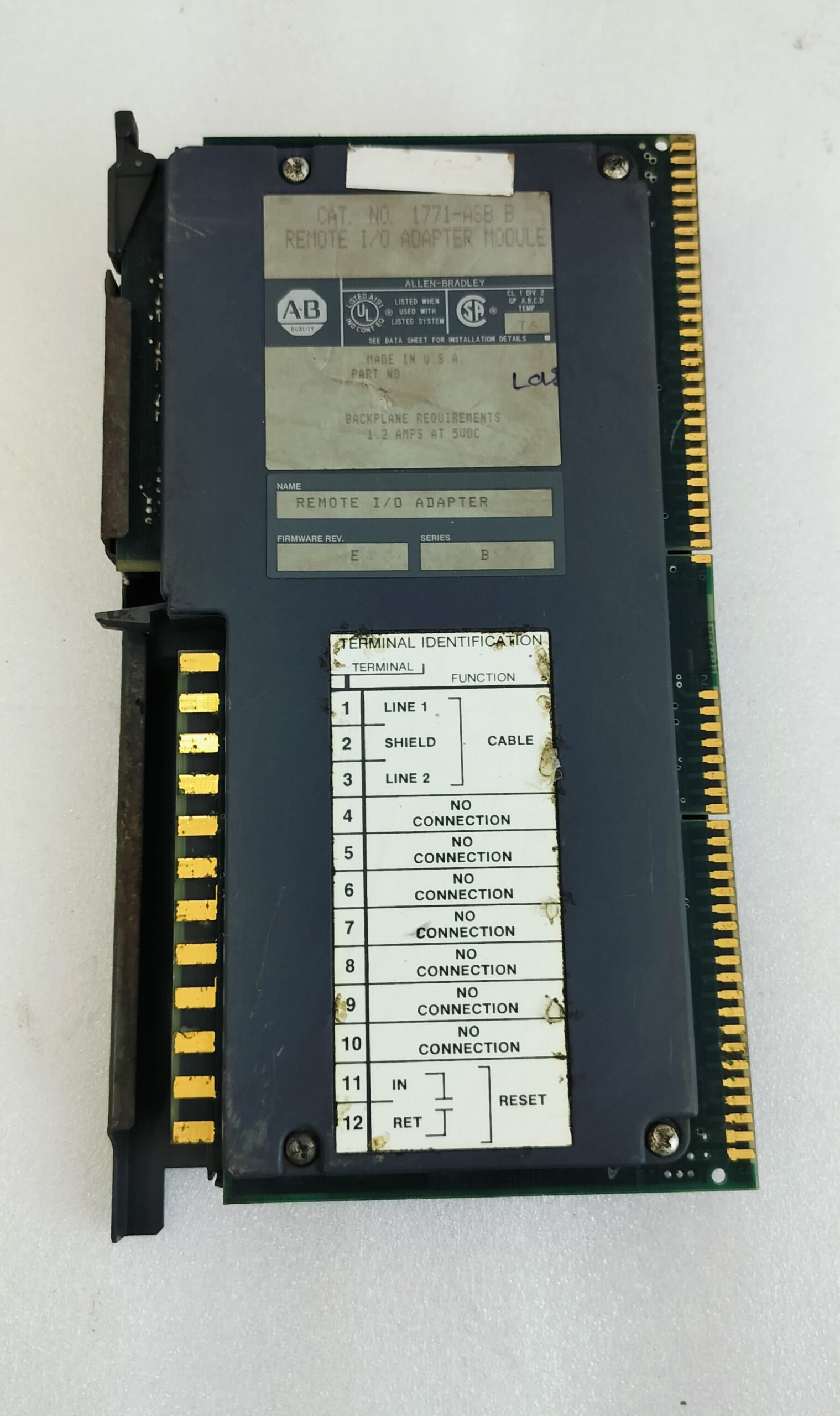 Allen-bradley 1771-asb B Remote I/O Adapter Module